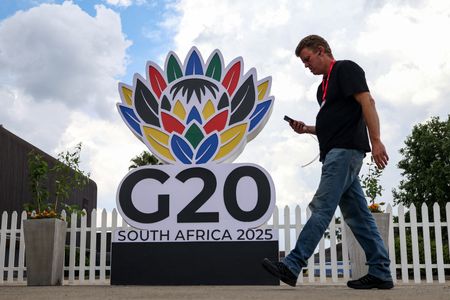 Enviados do G20 concordam com minuta da declaração dos líderes em cúpula sem participação dos EUA, dizem fontes