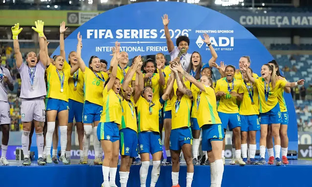 Esporte Seleção Brasileira feminina de futebol conquista o título do Fifa Series